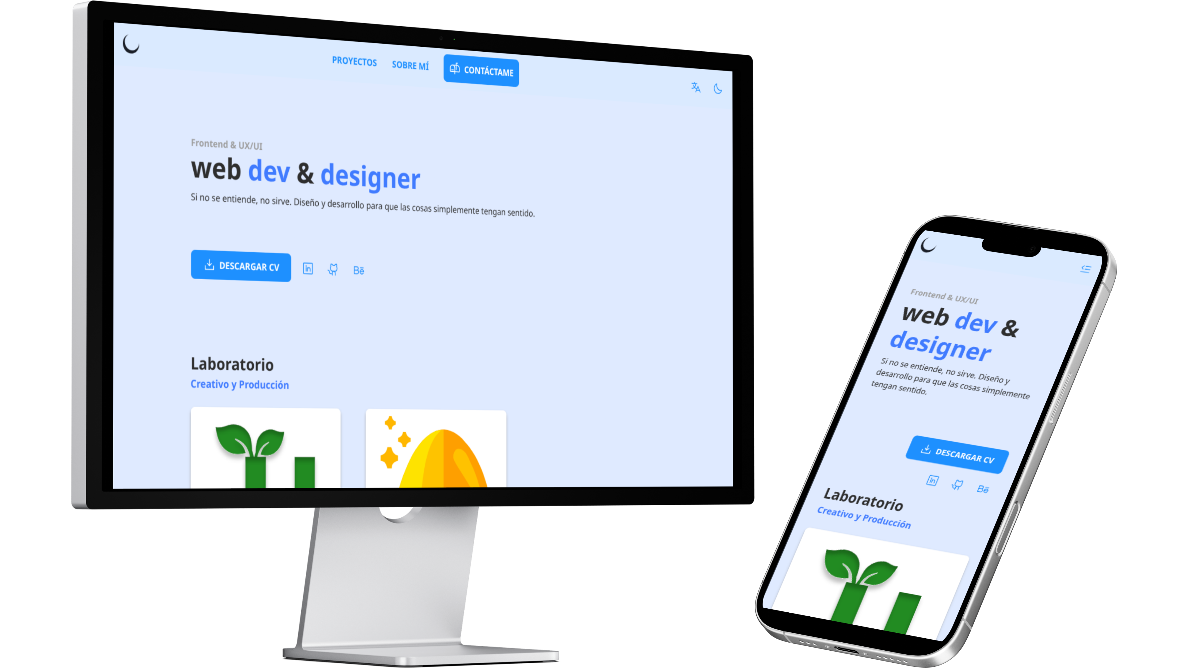 Diseño y desarrollo de portafolio — caso
